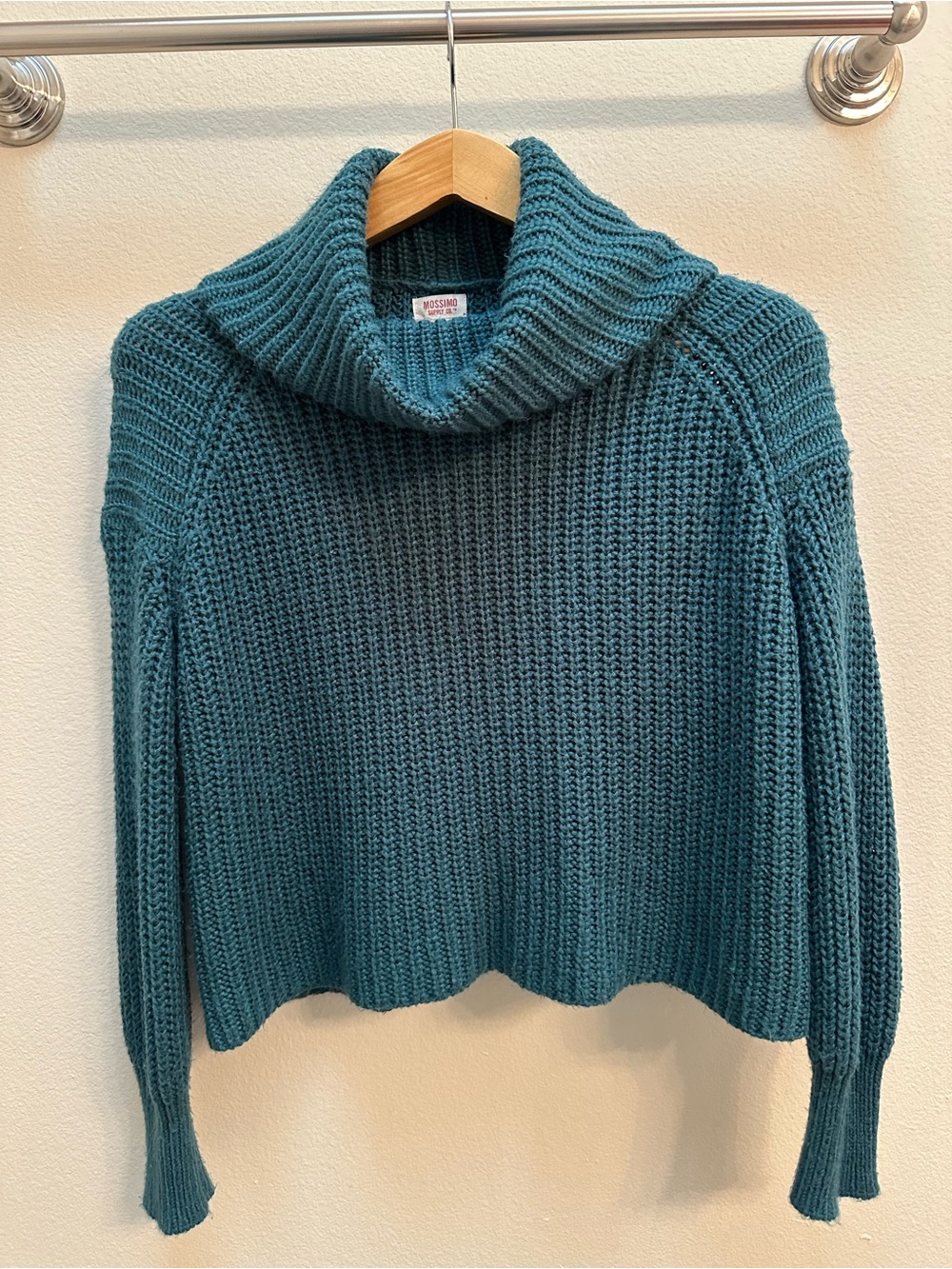 Missimo Teal Turtleneck Sweater